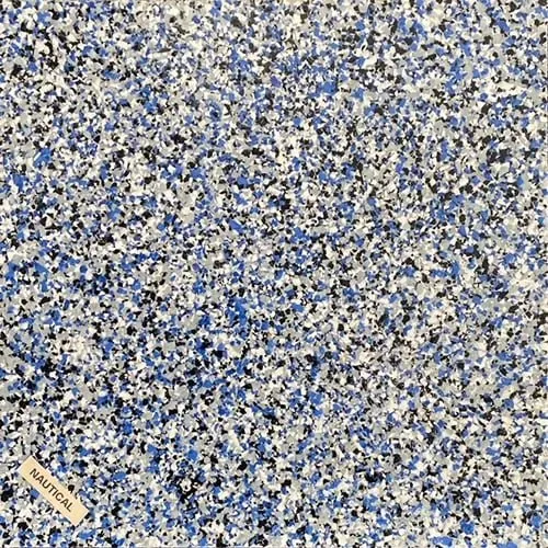 Nautical 1/4 Flake epoxy flake color sample